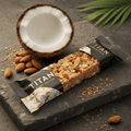 TITAN Vegan Protein Bar Coconut Almond Crown Edition — 20g protein toasted coconut almonds vegan product shot