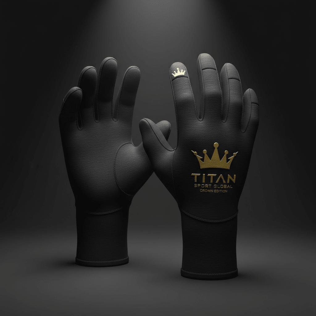 TITAN Crown Wetsuit Gloves 3mm 5-Finger Surf Mitts