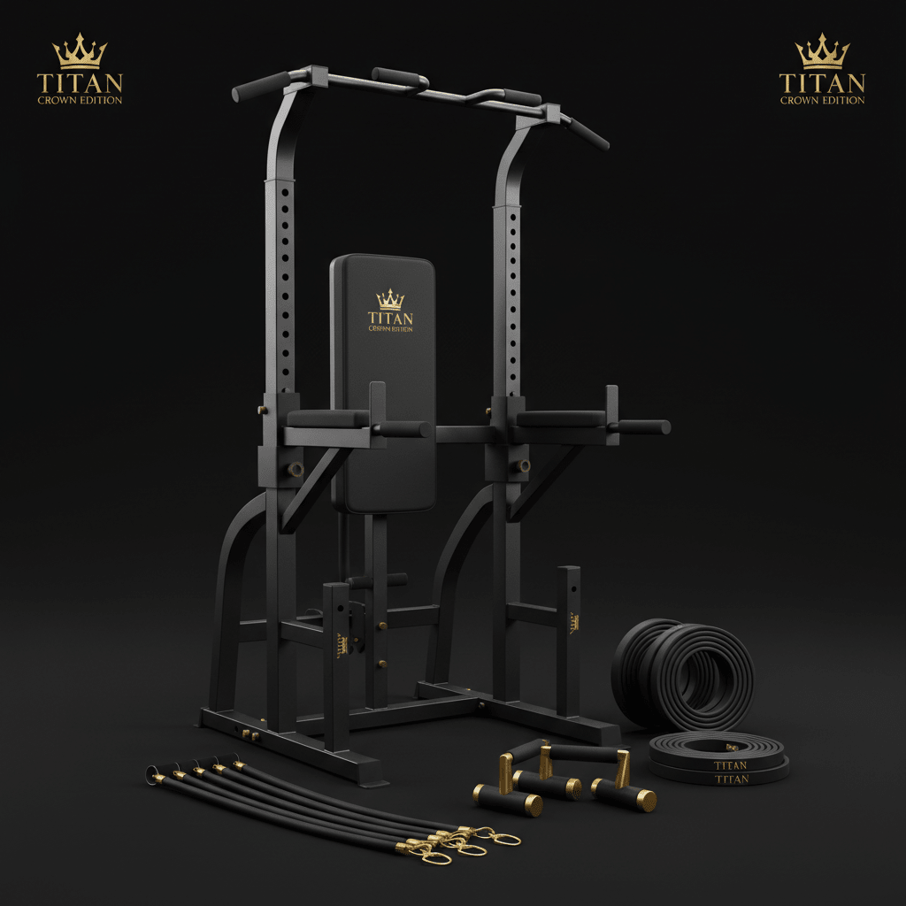 TITAN All-In-One Men's Chest & Upper Body Home Gym Kit — Crown Edition