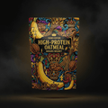 TITAN High-Protein Oatmeal Banana Walnut — Crown Edition bold tattoo-style artwork
