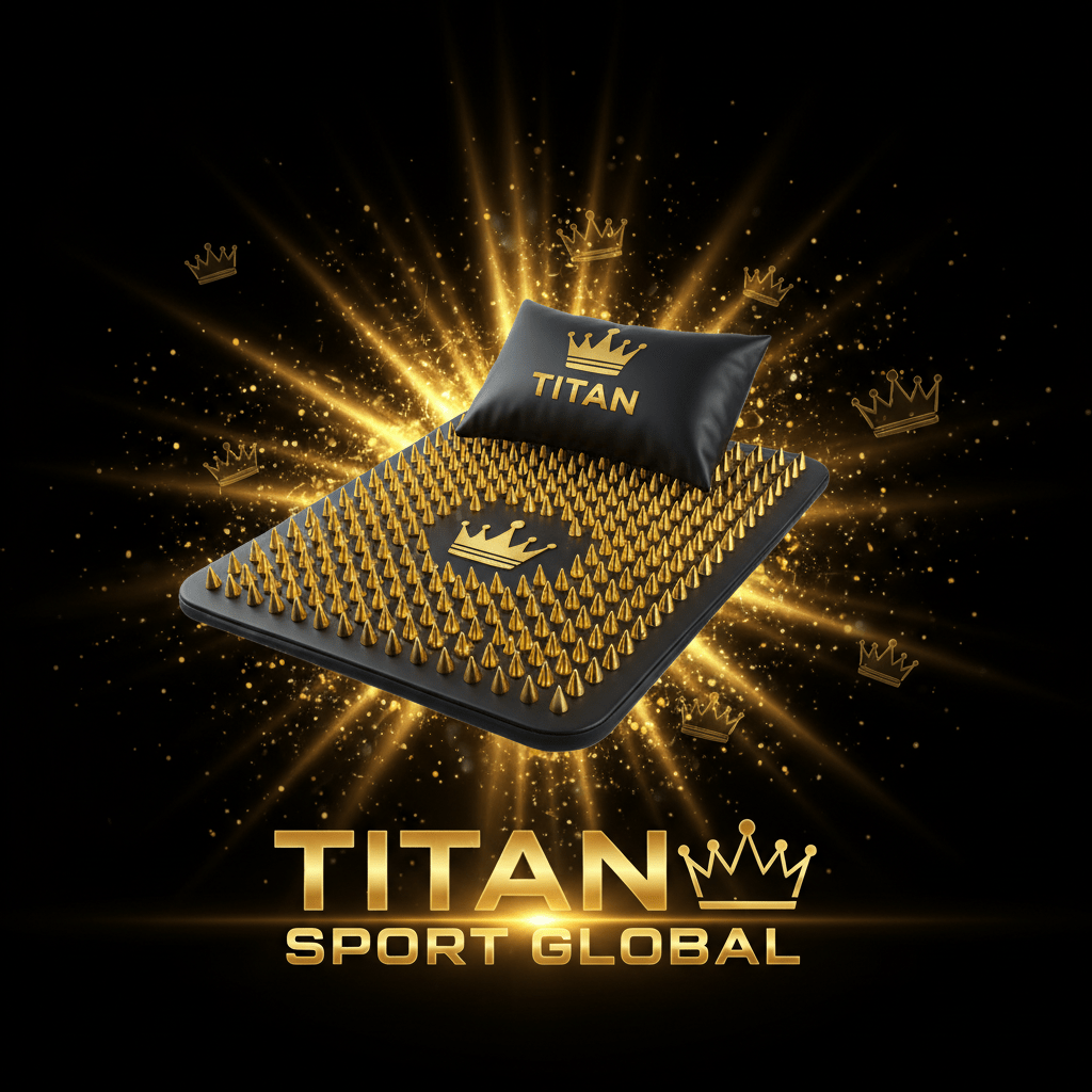 TITAN SPORT GLOBAL pro acupressure mat and pillow set 6210 spike points