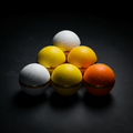 TITAN Lacrosse Ball Set - 6 Pack Solid Rubber Practice Balls