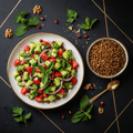 TITAN Persian Shirazi Salad & Lentil Vegan Lunch Bowl
