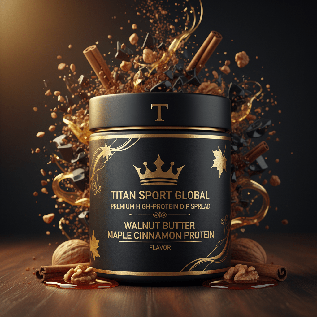 Crown High-Protein Maple Cinnamon Walnut Butter Dip