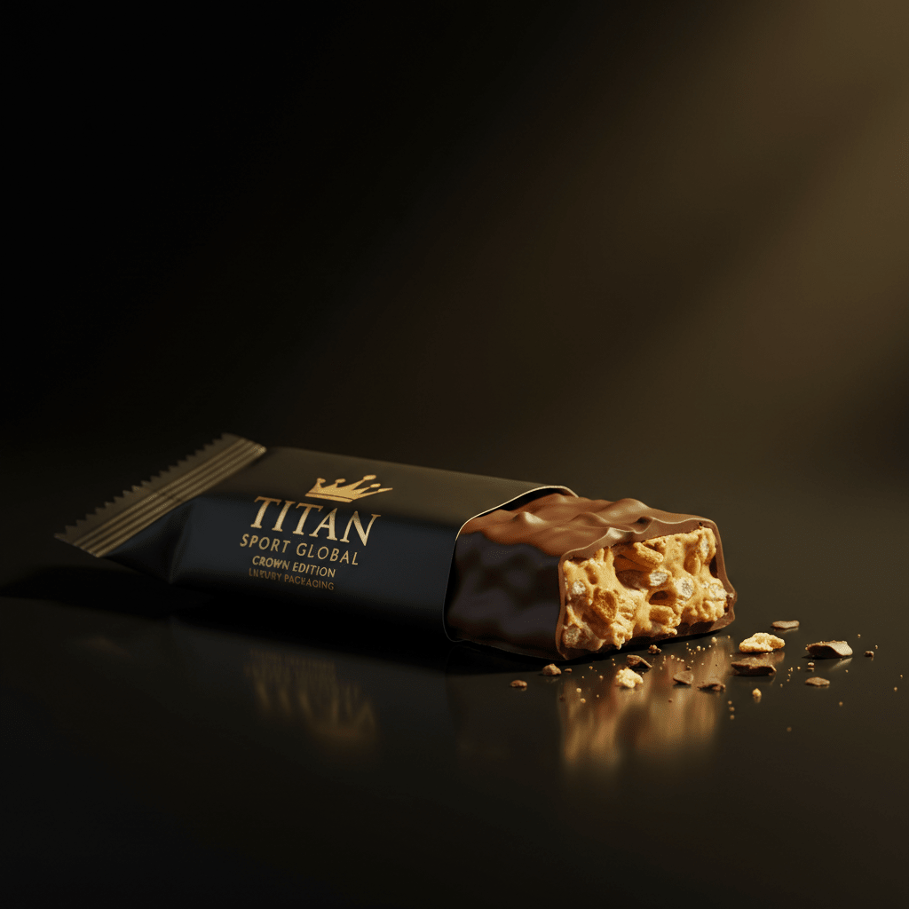 TITAN Crown Dark Chocolate Peanut Butter Pretzel Protein Bar - Crown Edition