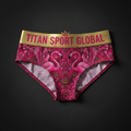 TITAN Crown Edition Women's Flamingo Queen Sport Briefs — Fuchsia & Gold
