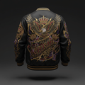 TITAN Embroidered Patch Bomber Jacket