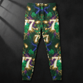 TITAN Men's Joggers — Angel Number 777 emerald green gold divine luck design