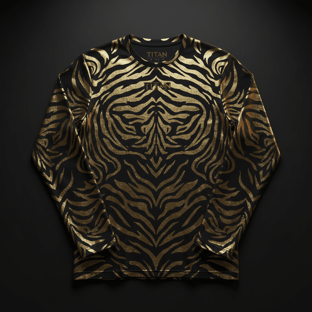 TITAN All-Over Print T-Shirt - Tiger Strike