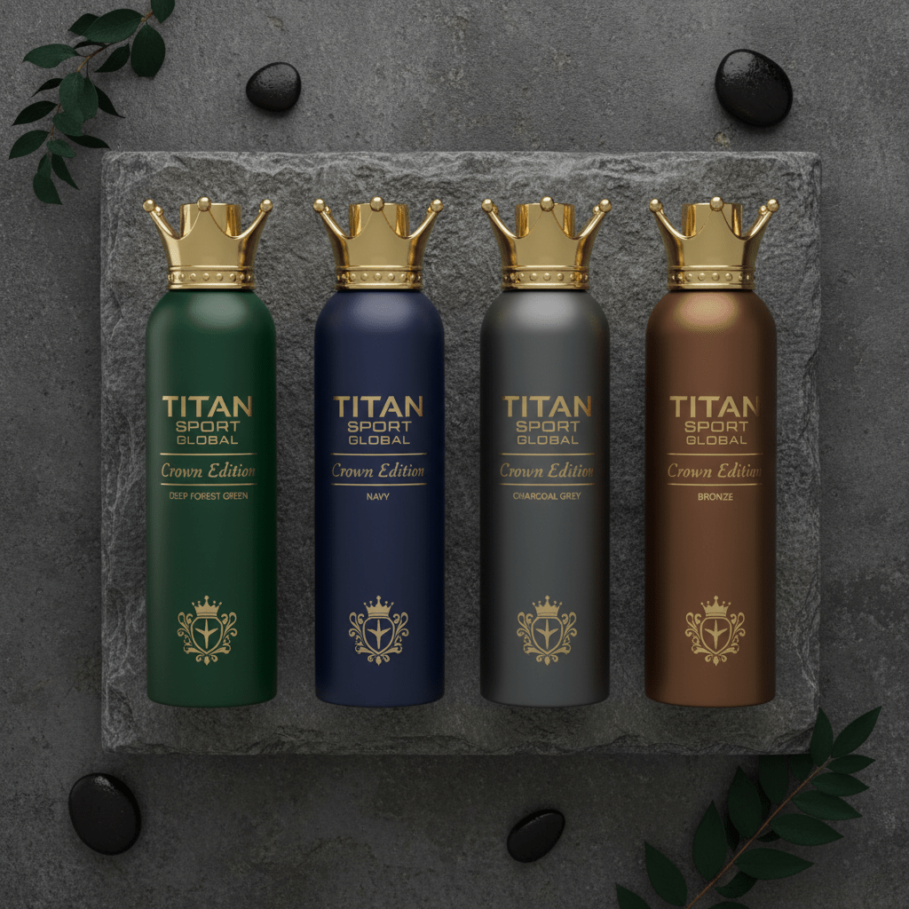 TITAN Crown Edition Luxury Men's Body Spray Collection