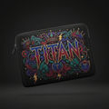 TITAN Laptop Sleeve — Crown Edition bold graphic protective carry case