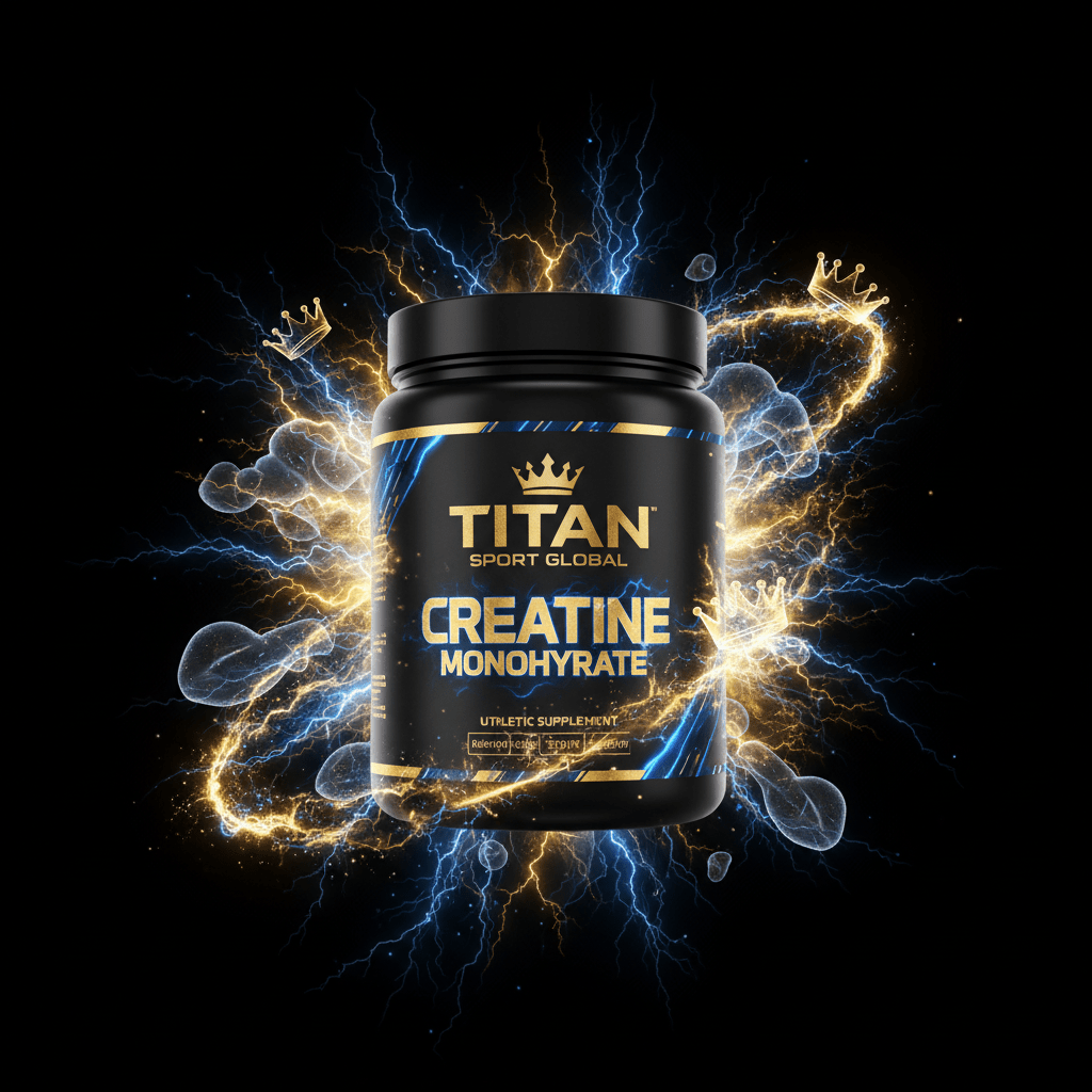 TITAN SPORT GLOBAL creatine monohydrate supplement tub