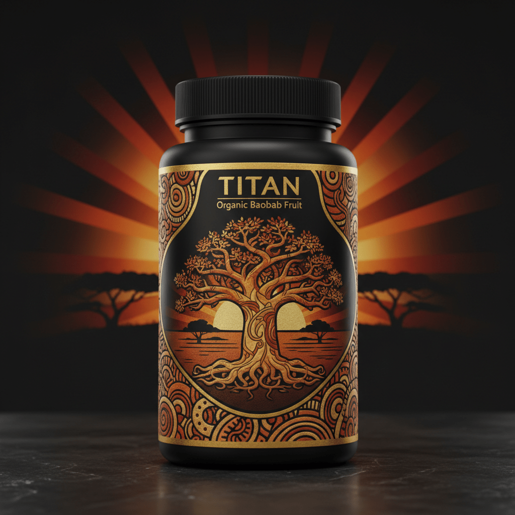 TITAN Organic Baobab Fruit - Vitamin C & Prebiotic Superfruit