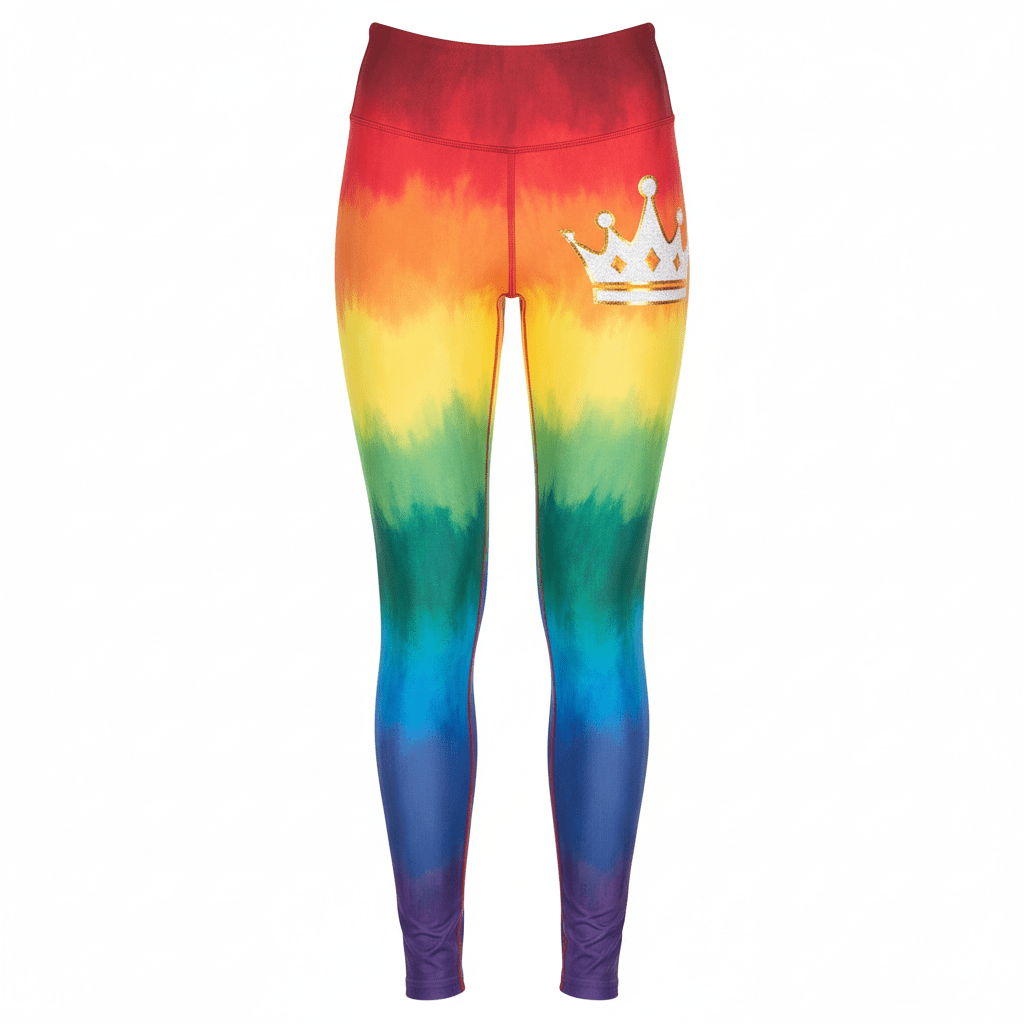 TITAN Rainbow Crown Women’s Leggings — Crown SWAG Edition
