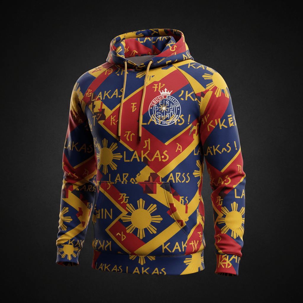TITAN Filipino Lakas Pullover Hoodie — Baybayin Crown Edition
