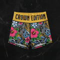 TITAN Crown Edition Tattoo Art Hawaiian Shorts Women's Athletic Bottoms