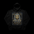 Pharaoh Crown Warrior Hoodie — TITAN Crown Edition Egyptian warrior streetwear