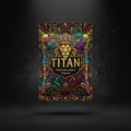 TITAN Protein Jerky Teriyaki - Crown Edition tattoo-style artwork