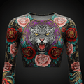 TITAN Women’s Sacred Tattoo Long Sleeve Crop — Ink Queen Edition