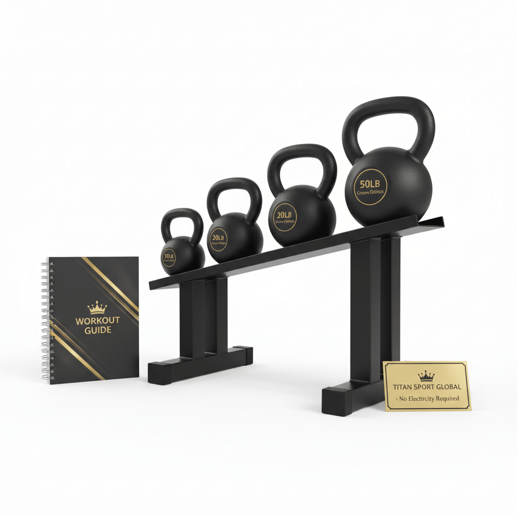 TITAN All-In-One Kettlebell Home Gym Set — Crown Edition