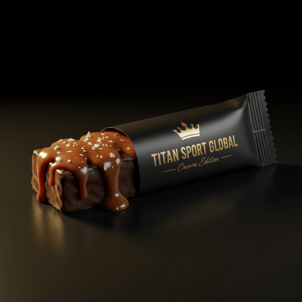 TITAN Crown Chocolate Caramel Sea Salt Protein Bar - Crown Edition