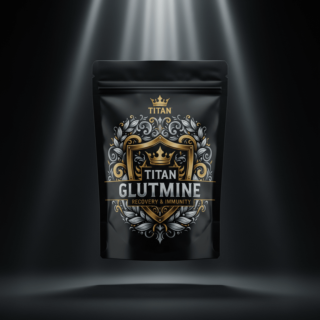 TITAN Glutamine Recovery Immunity 60 Servings supplement pouch