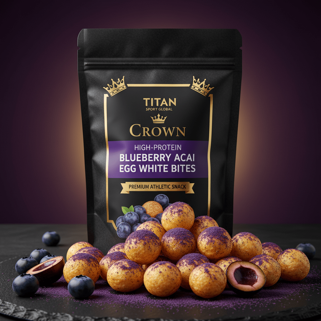 Crown High-Protein Blueberry Acai Egg White Bites - TITAN SPORT GLOBAL