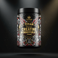 TITAN Organic Creatine Monohydrate Vegan - Pure Vegan Creatine Supplement