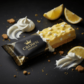 TITAN Lemon Cheesecake Protein Bar — Crown Edition matte black packaging
