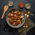 TITAN Eritrean Vegan Fit Fit Injera & Berbere Breakfast Bowl