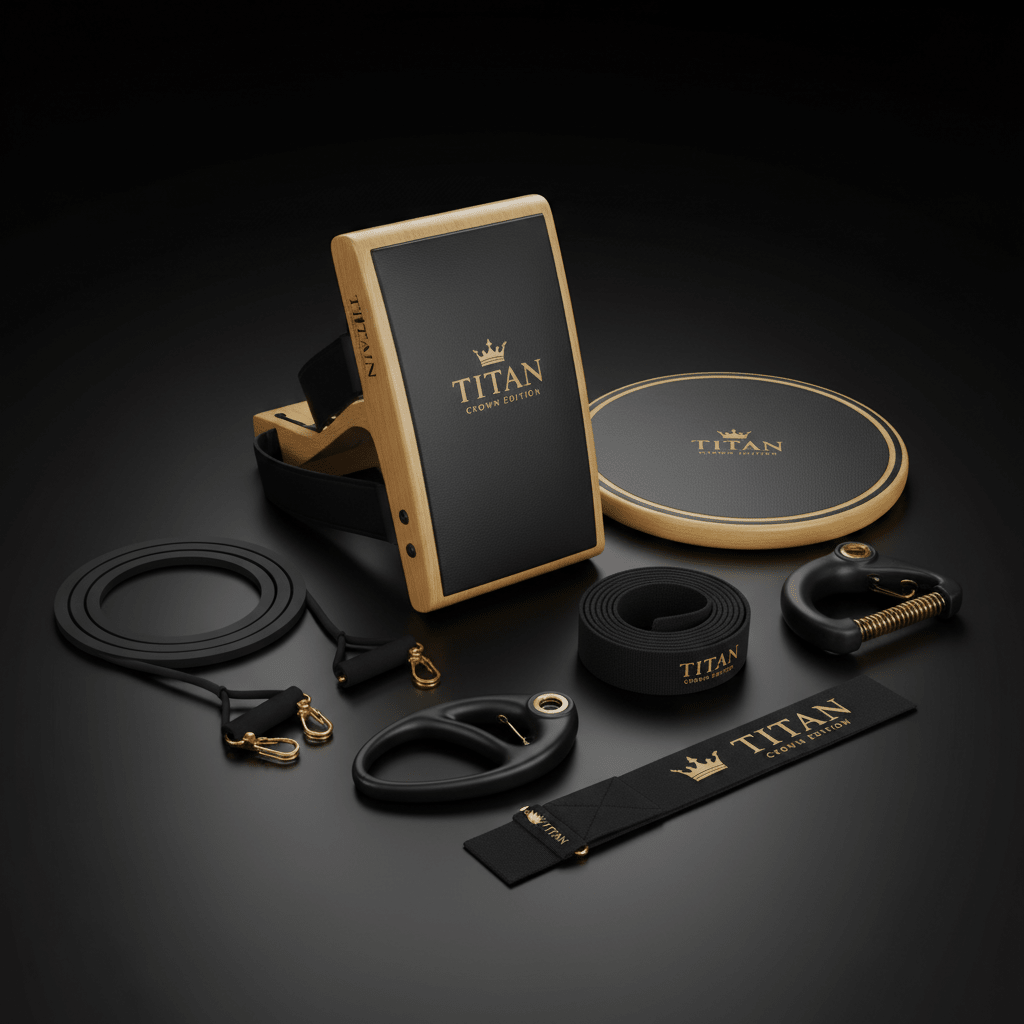 TITAN All-In-One Karate Athlete's Power & Precision Home Gym Kit — Crown Edition