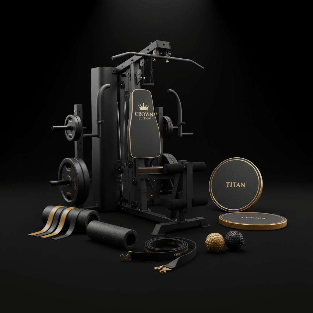 TITAN All-In-One Senior Athlete's Joint Health & Mobility Home Gym Kit — Crown Edition