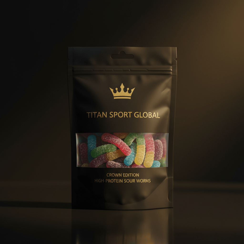 TITAN Crown High-Protein Sour Worms - Crown Edition