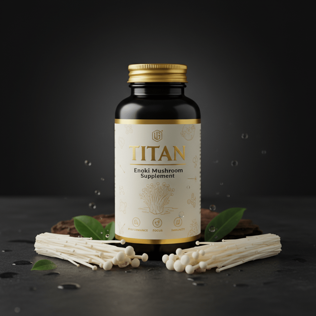 TITAN Enoki Mushroom - Immune & Antioxidant Support
