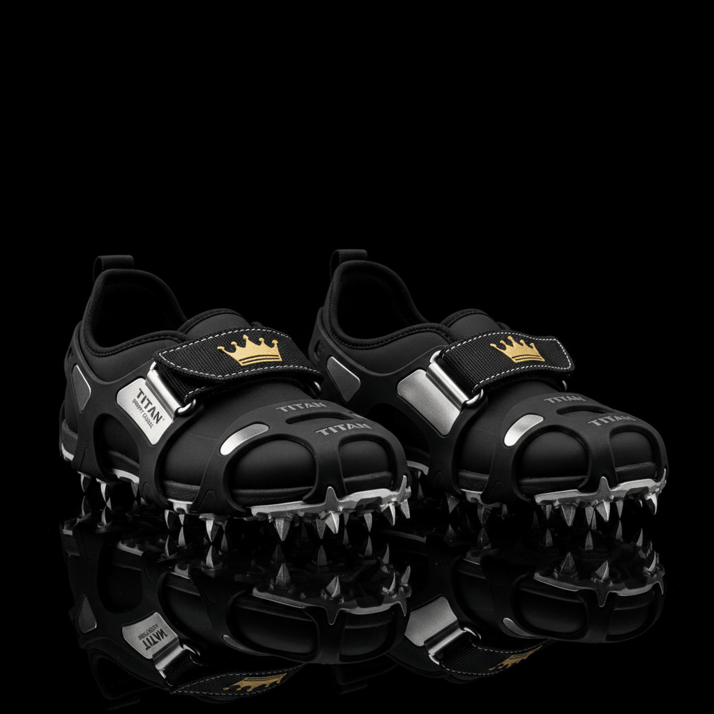 TITAN Off-Grid Ice Cleats — Midnight Crown SWAG