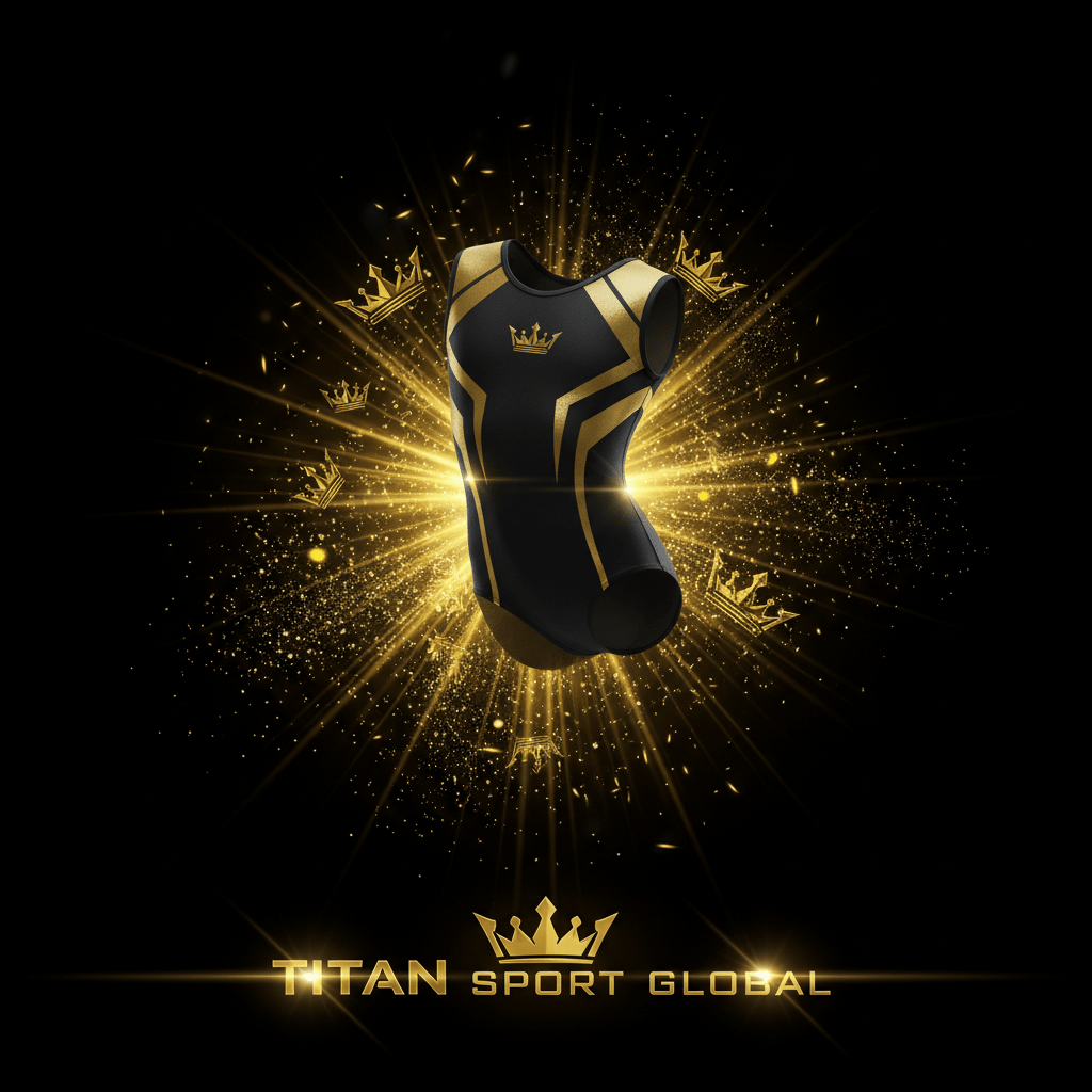 TITAN SPORT GLOBAL youth gymnastics leotard crown edition