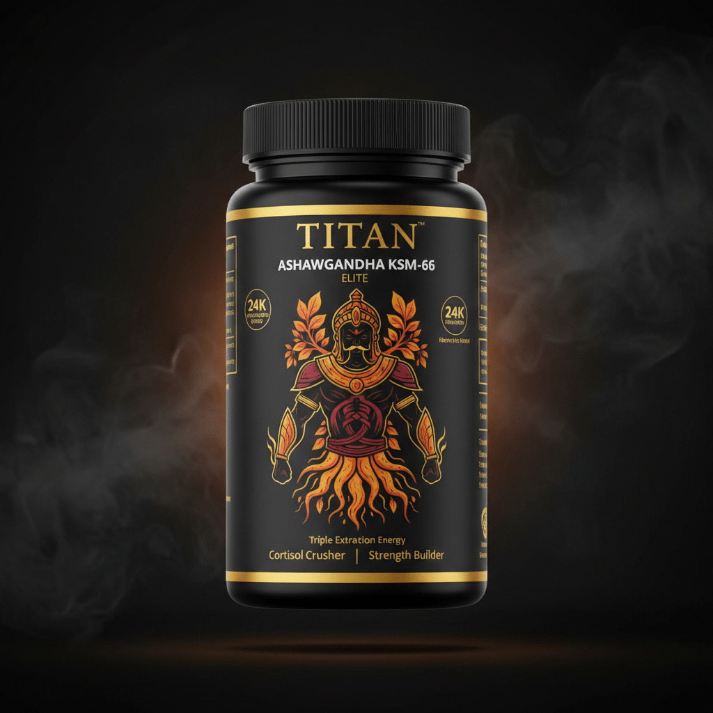 TITAN Ashwagandha KSM-66 Elite - Triple-Extracted 15% Withanolides
