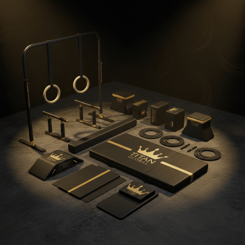 TITAN All-In-One Gymnast's Home Training System Crown Edition