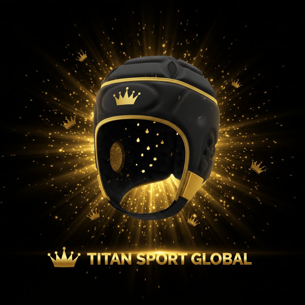 TITAN SPORT GLOBAL pro rugby scrum cap IRB approved crown edition