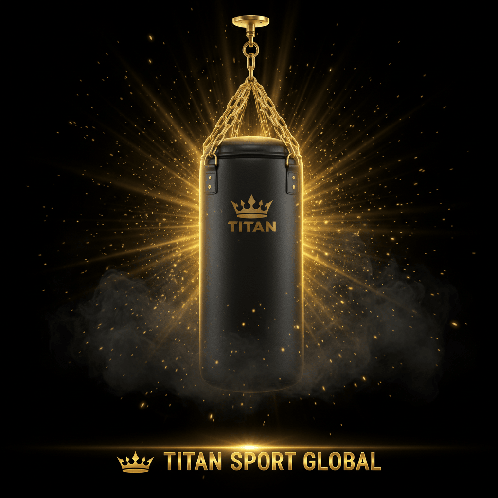TITAN SPORT GLOBAL pro heavy bag 100lb leather punching bag