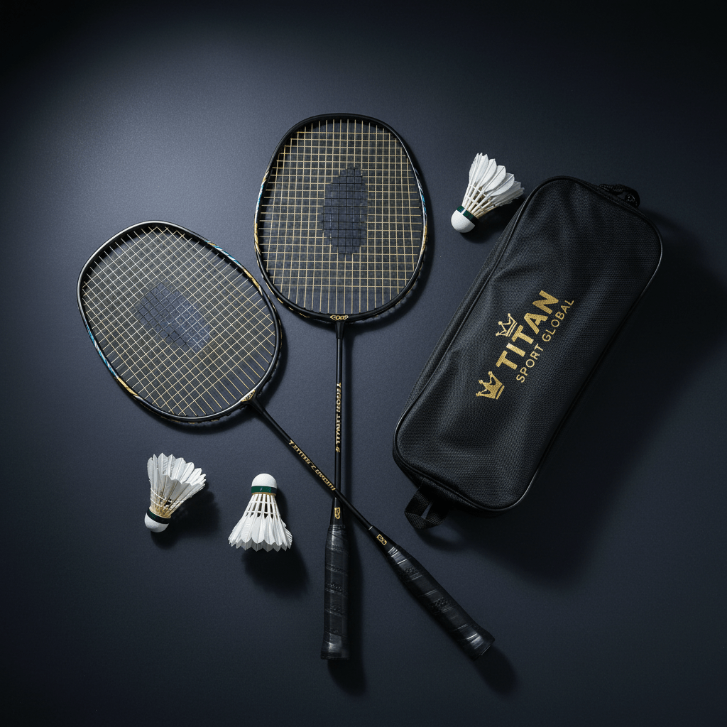 TITAN Badminton Racket Set Crown Edition