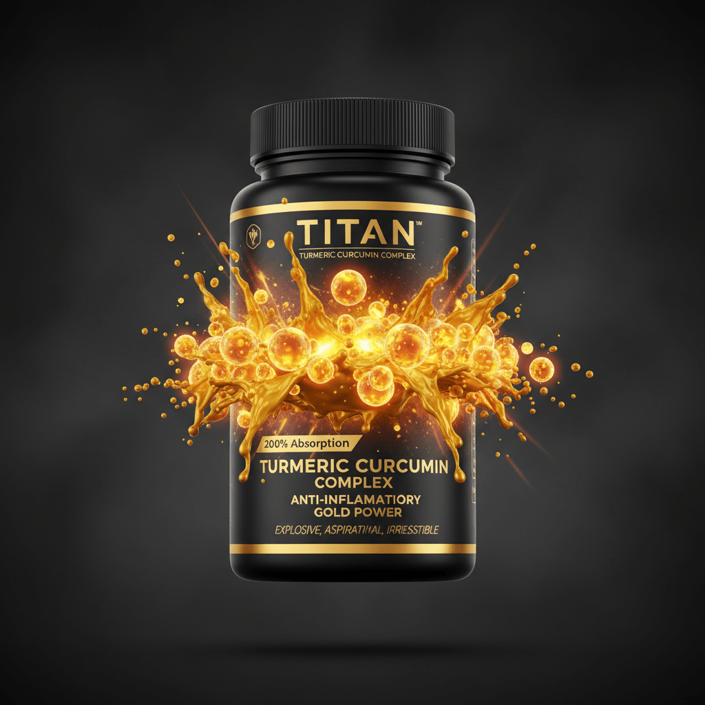 TITAN Turmeric Curcumin Complex - Liposomal 2000% Absorption