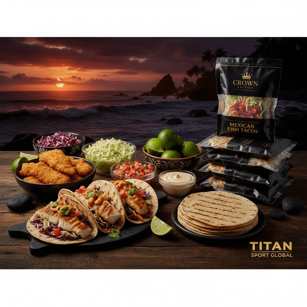 Crown Mexican Fish Tacos Monthly Meal Bundle — TITAN SPORT GLOBAL Crown Edition