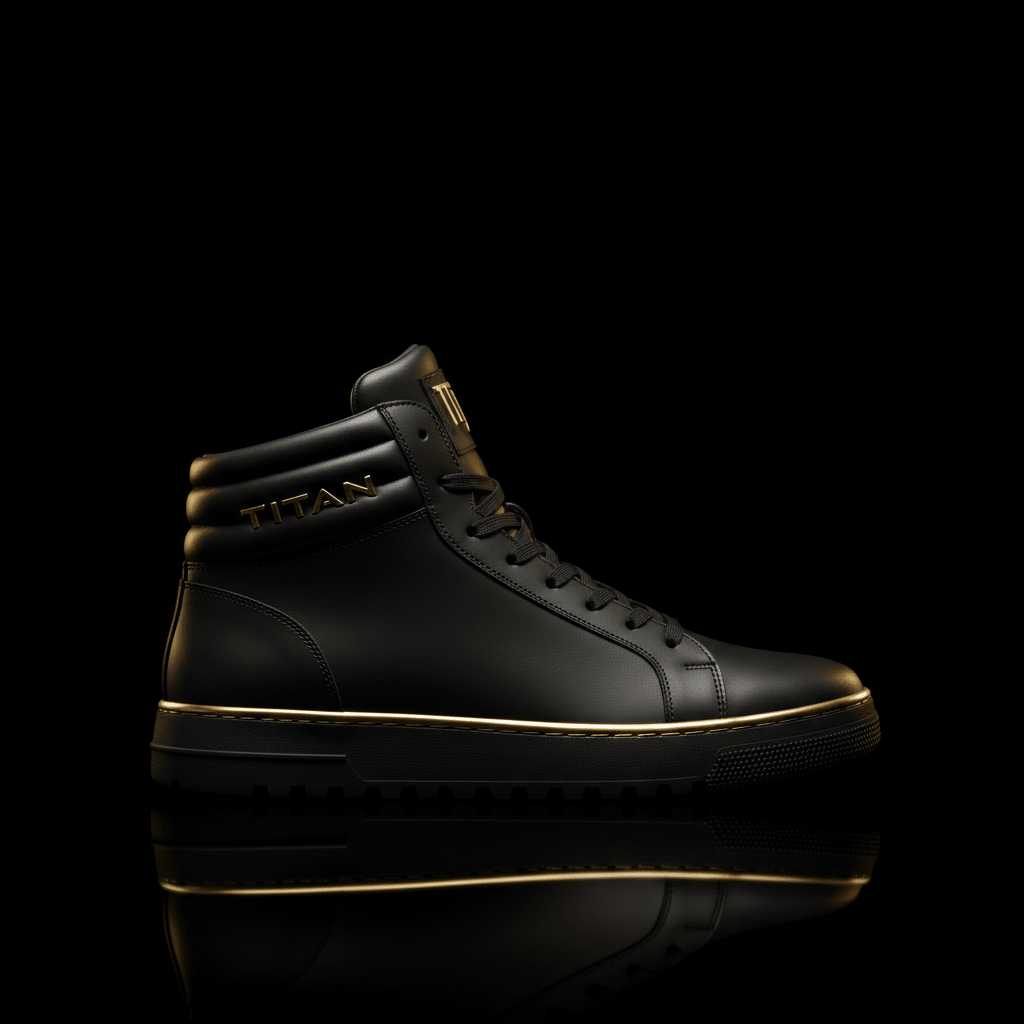 TITAN Dominator High-Top Sneaker All Black