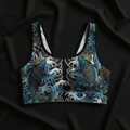TITAN Crown Edition Women's Sports Bra — Koi Ocean Queen Tattoo Art