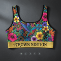 TITAN Plus Women's Hummingbird Bloom Sports Bra — Inclusive Crown Edition