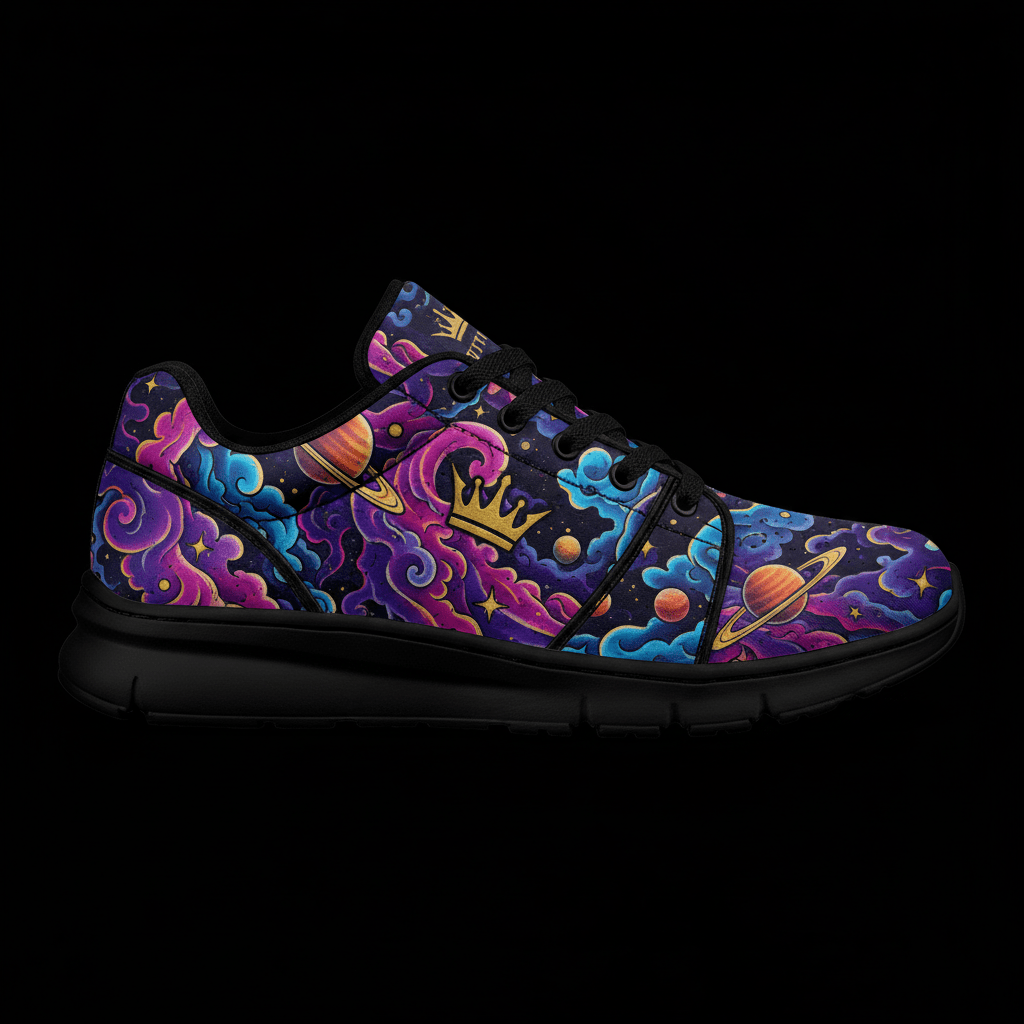 TITAN Crown Edition Color Galaxy Women's Training Shoe Color Tattoo Art