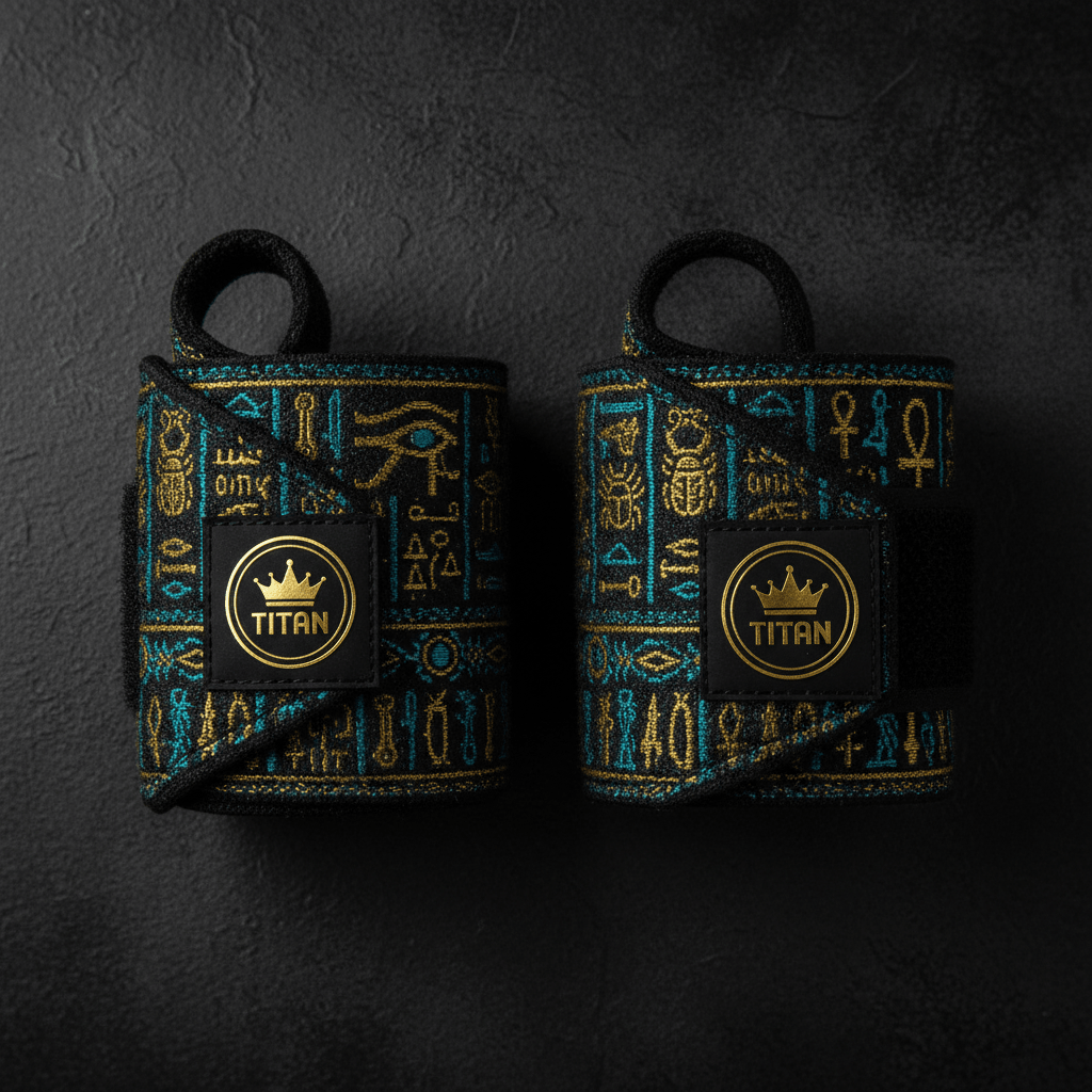 TITAN Wrist Wraps 18-Inch Supportive Lifting Wraps for Heavy Pressing