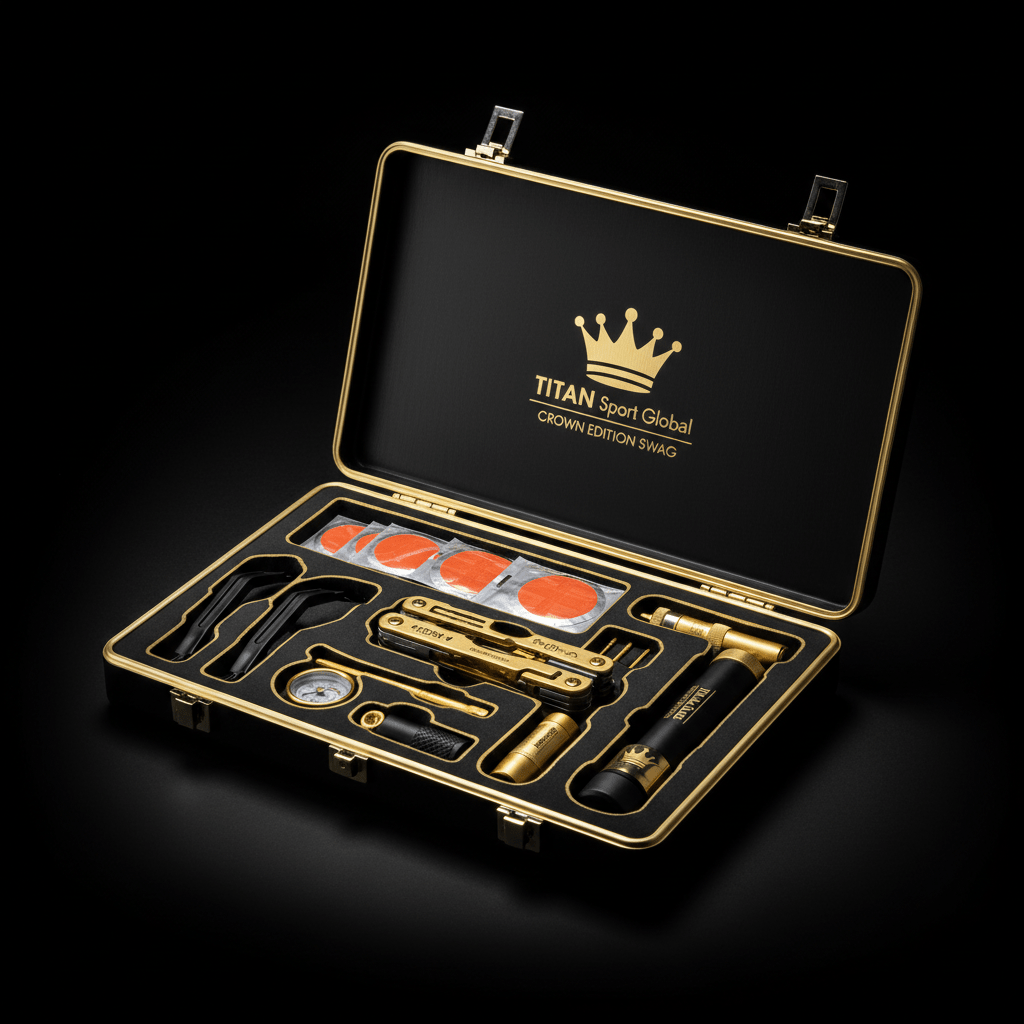 TITAN Off-Grid Bike Repair Kit — Gold Crown SWAG