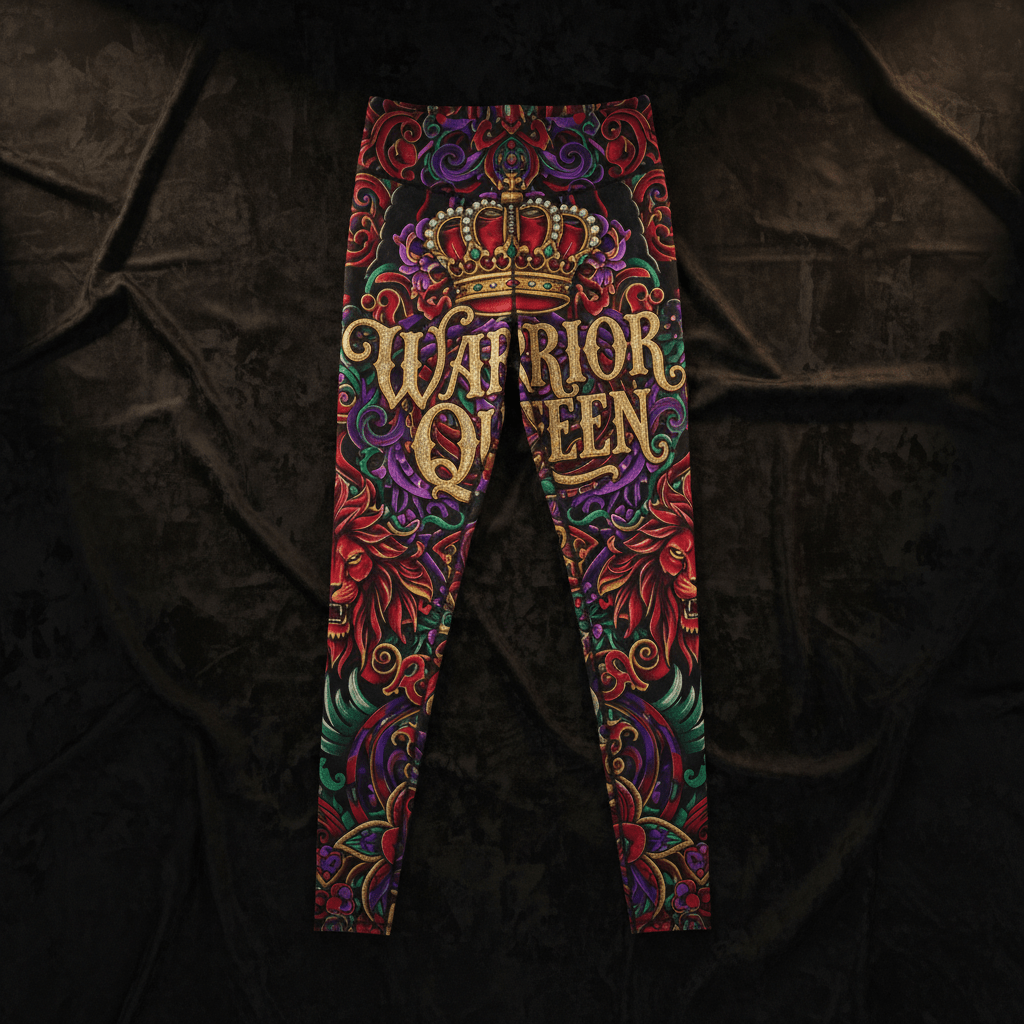 Women's Leggings — Warrior Queen — Crown Edition